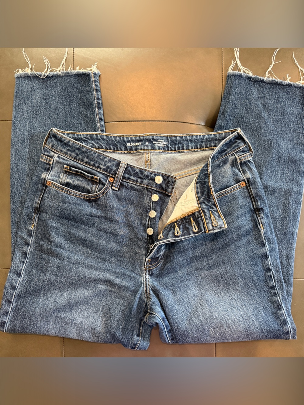 OG Straight High-Waist Women's Blue Denim Jeans